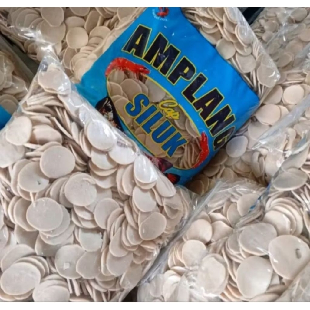 KRUPUK AMPLANG IKAN TENGGIRI KRUPUK MENTAH 1KG