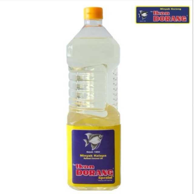 MINYAK KELAPA IKAN DORANG KEMASAN BOTOL 2000ml/MINYAK KELAPA MURAH JATIM/MINYAK KELAPA MURAH SIDOARJ