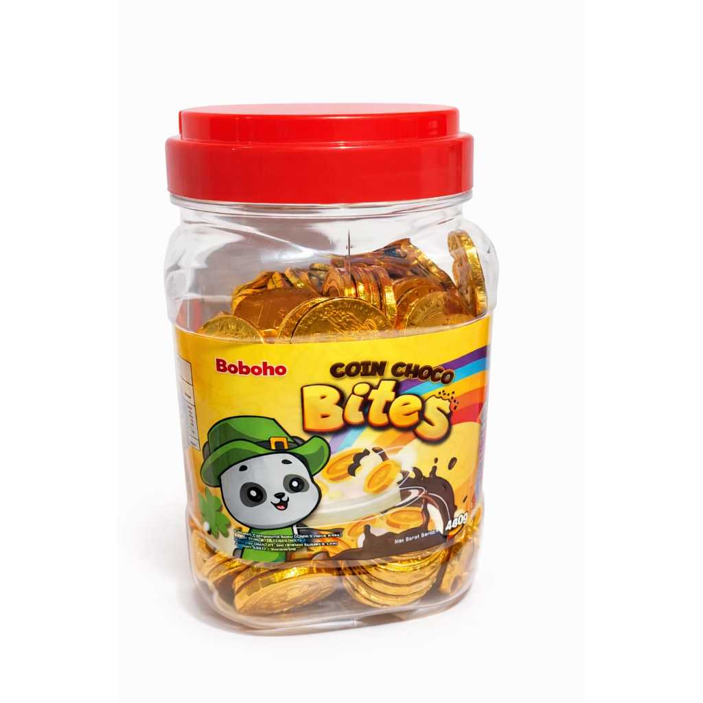 Sajiandapur Coklat Dollar Boboho - Toples 100 & 200 Keping, Snack Favorit Untuk Segala Acara