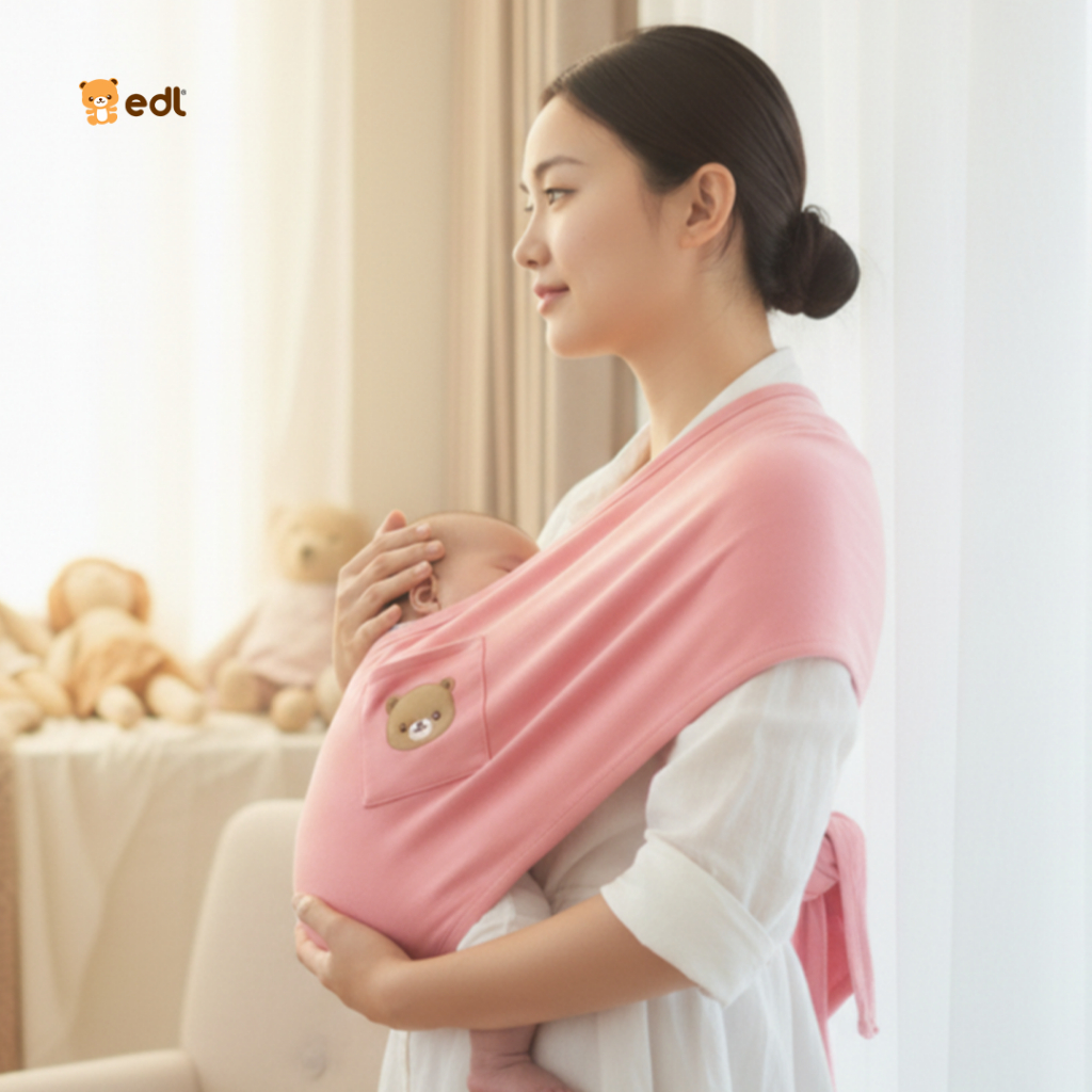 EDL Baby - Gendongan Bayi Instan Baby Carrier Kaos Bayi Newborn Laki-Laki Perempuan