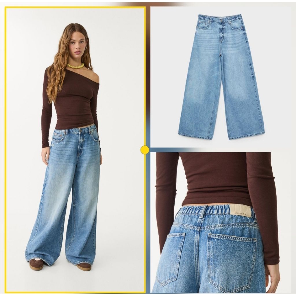 Stradivarius Wide Leg Jeans
