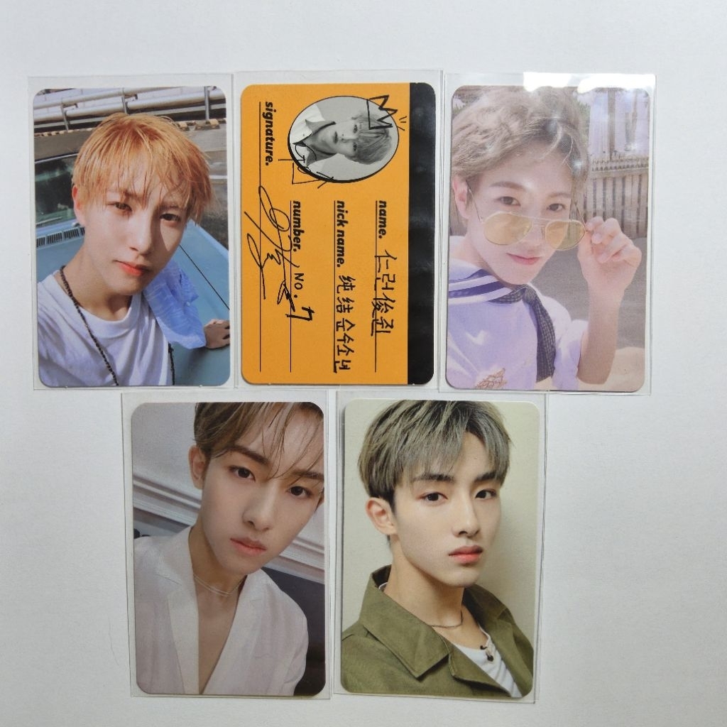 RENJUN NCT DREAM WINWIN WAYV NCT RESONANCE KIHNO WE GO UP WE YOUNG TOTM PHOTOCARD