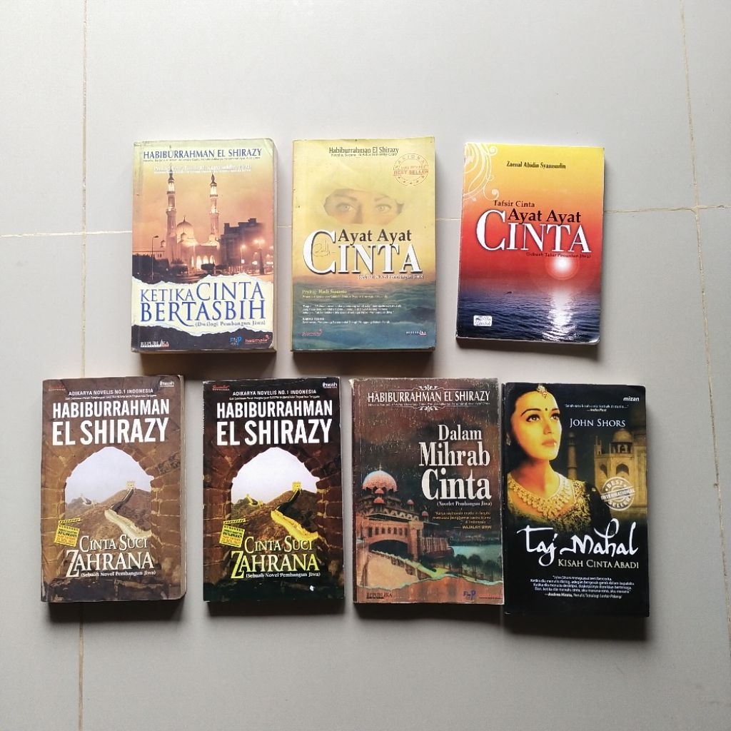 Buku Novel, KETIKA CINTA BERTASBIH, AYAT-AYAT CINTA, Tafsir Cinta AYAT-AYAT CINTA, CINTA SUCI ZAHRAN
