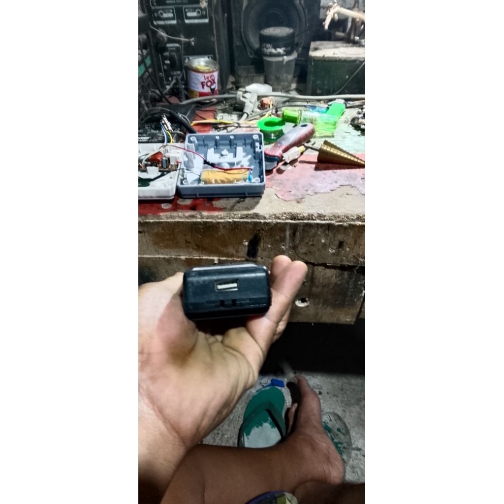 ces kodok/ cek kotak untuk batrei hp jadul, normal