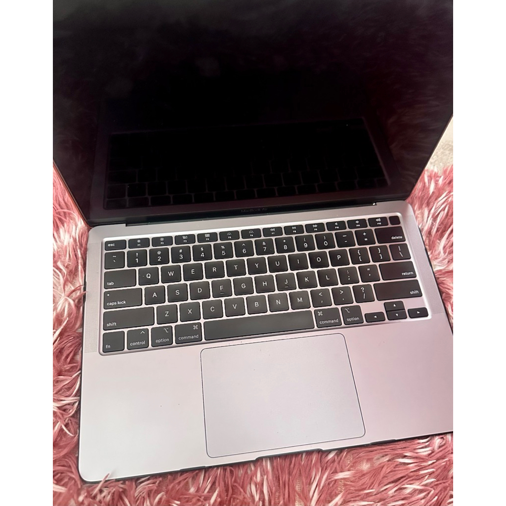 apple macbook air intel core i3 dark grey 13 inchi 2020 second