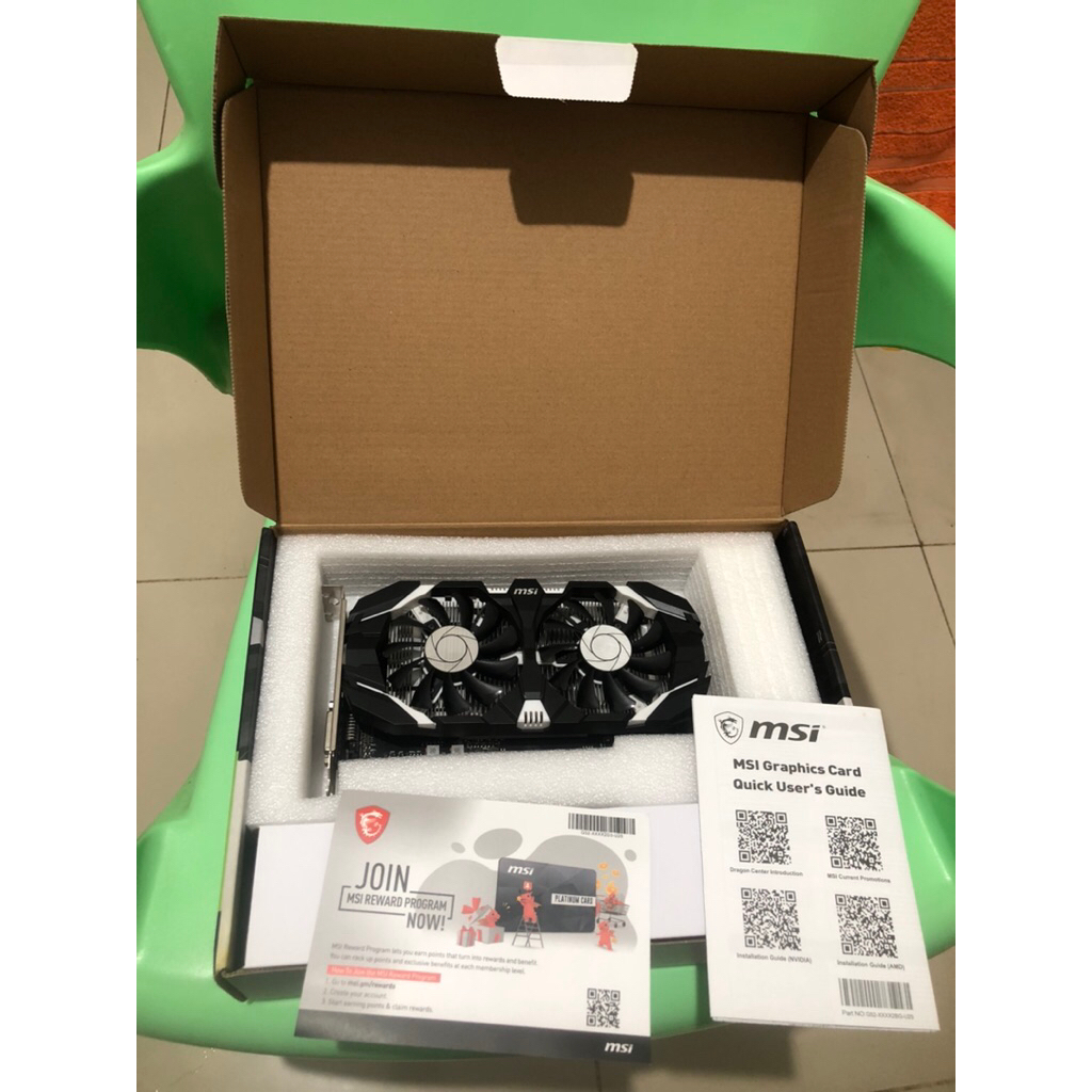 VGA MSI GTX 1050 Ti 4GB Non Pin