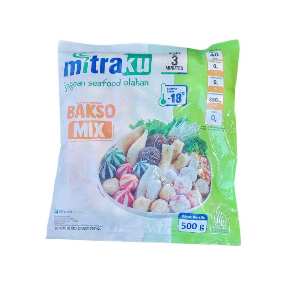 Mitraku Bakso Mix Seafood 500 gram