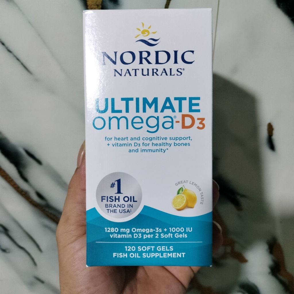 Nordic Naturals Ultimate Omega-D3 Fish Oil 120.softgel