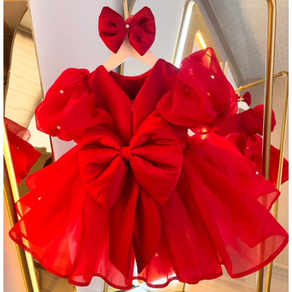 Dress Ulang Tahun Anak Perempuan Bahan Organza | Mewah