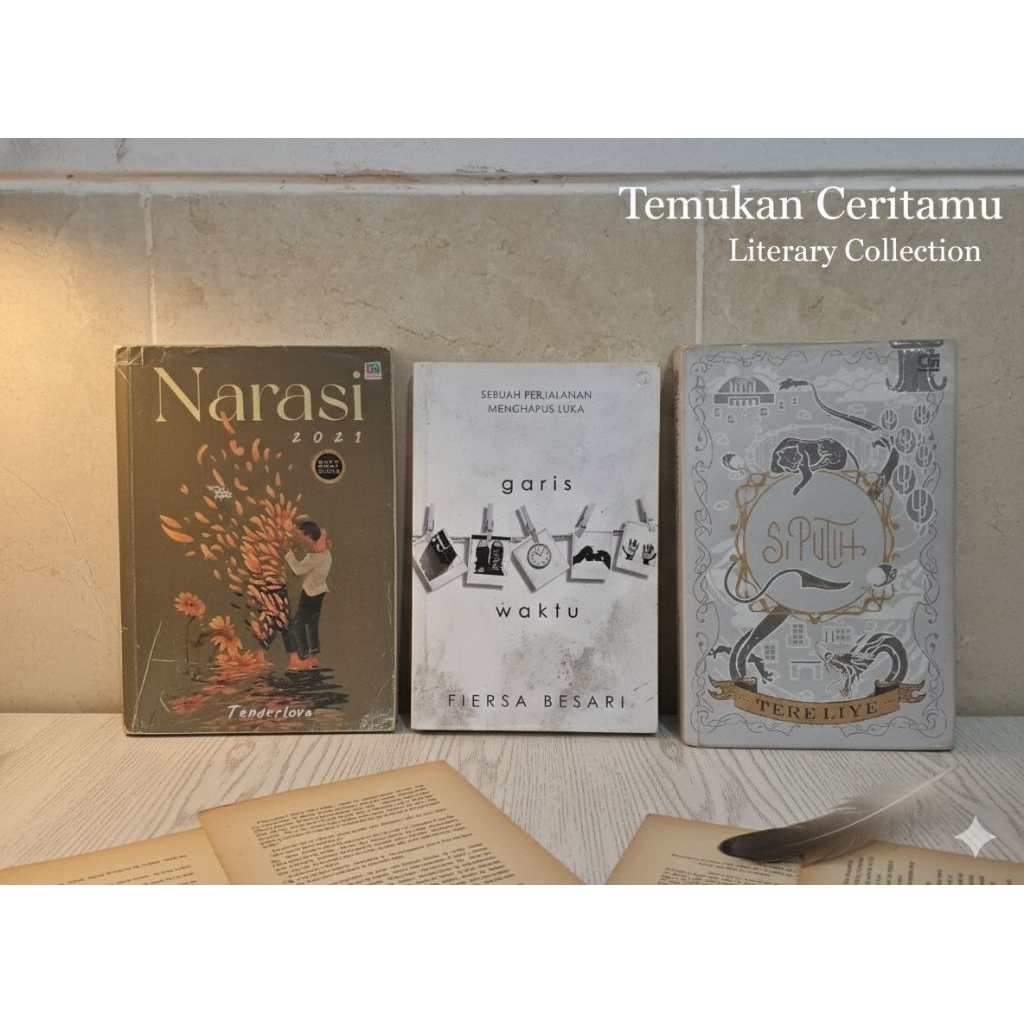 Buku Bacaan Koleksi Pribadi Original Narasi - Garis Waktu - Si Putih - Mudah Menulis Buku - Aku Tak 