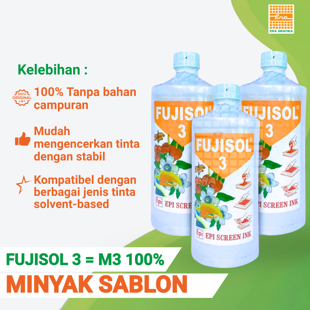 MINYAK SABLON | PENGENCER TINTA SABLON | FUJISOL 3 M3 100%