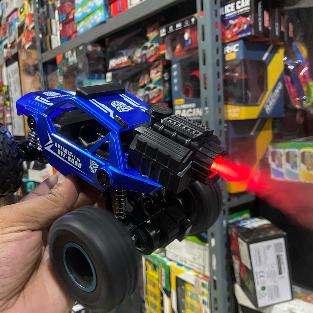 Mainan Mobil Remote Control Monster Jetstar Car 1:20 -  RC Mobil Bisa Keluar Asap  Tahan Banting, Ba