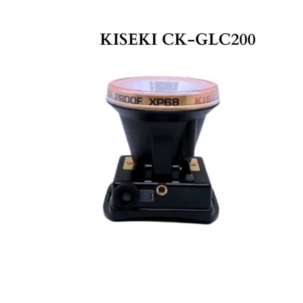 KISEKI SENTER KEPALA MENYELAM CK-GLC200 HEADLAMP DIVING RECHARGEABLE 50WATT STRONG