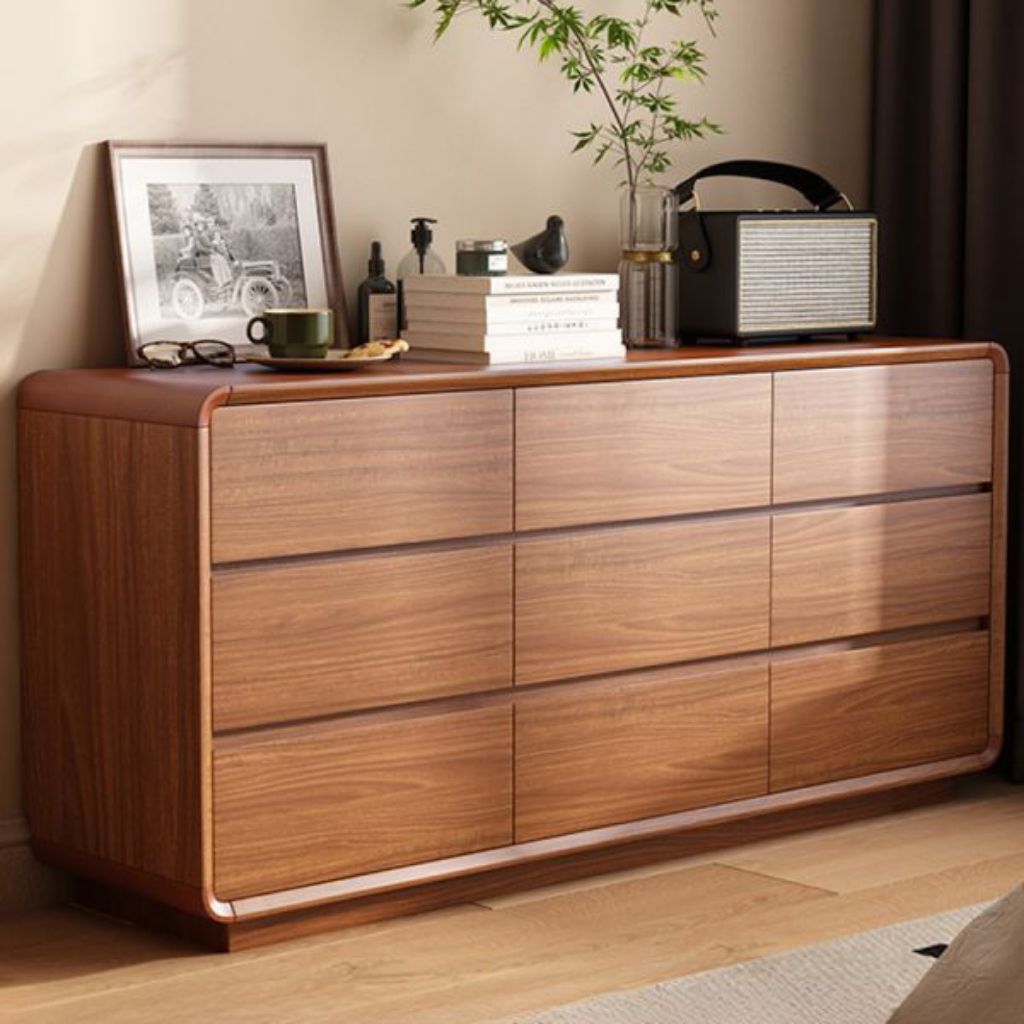 bufet minimalis modern bufet kayu jati bufet serbaguna bufet nakas laci-laci meja kayu jati Jepara