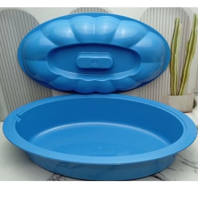 BASKOM OVAL PLASTIK + TUTUP SERBAGUNA