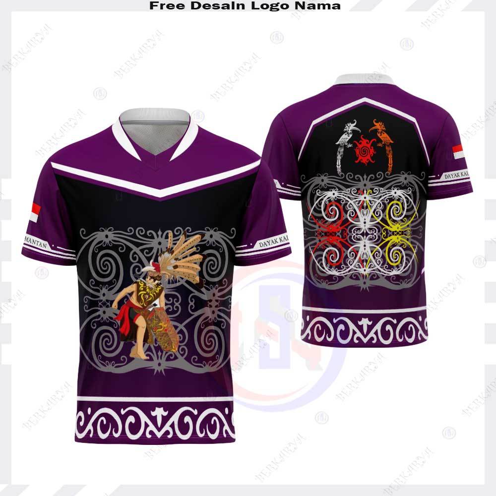 Kaos Jersey Dayak Kalimantan Fullprint Baju Dayak Kalimantan Free Custom Kaos Batik Dayak Kalimantan