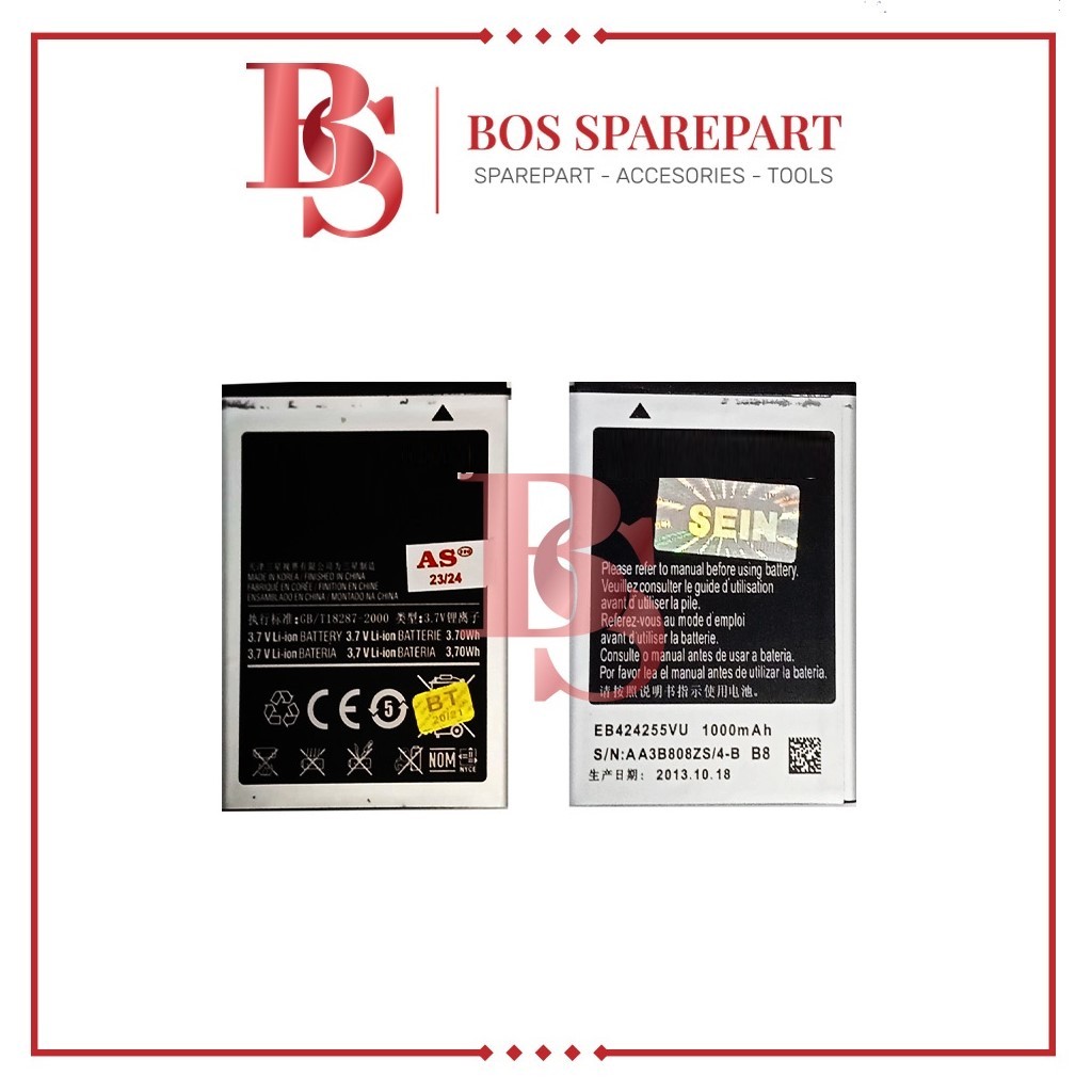 BATERAI SAM  S3850 / M350 / T369 / EB242255VU / EB-424255VU ORI 99 / BATTERY / BATRE