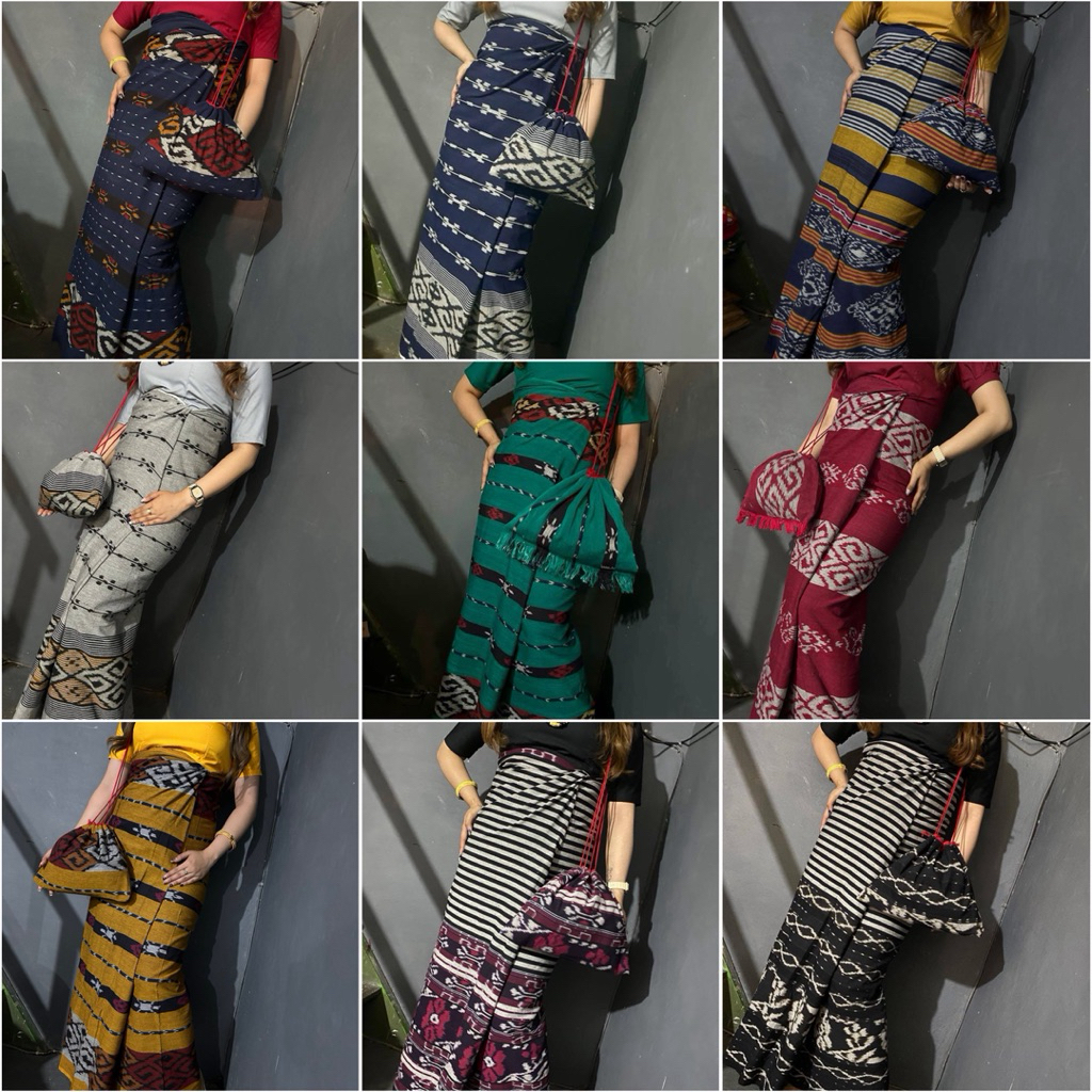 SARUNG TENUN ETNIK JEPARA+TAS SEPU TORAJA / SARUNG BLANGKET TORAJA / SARUNG TENUN TORAJA