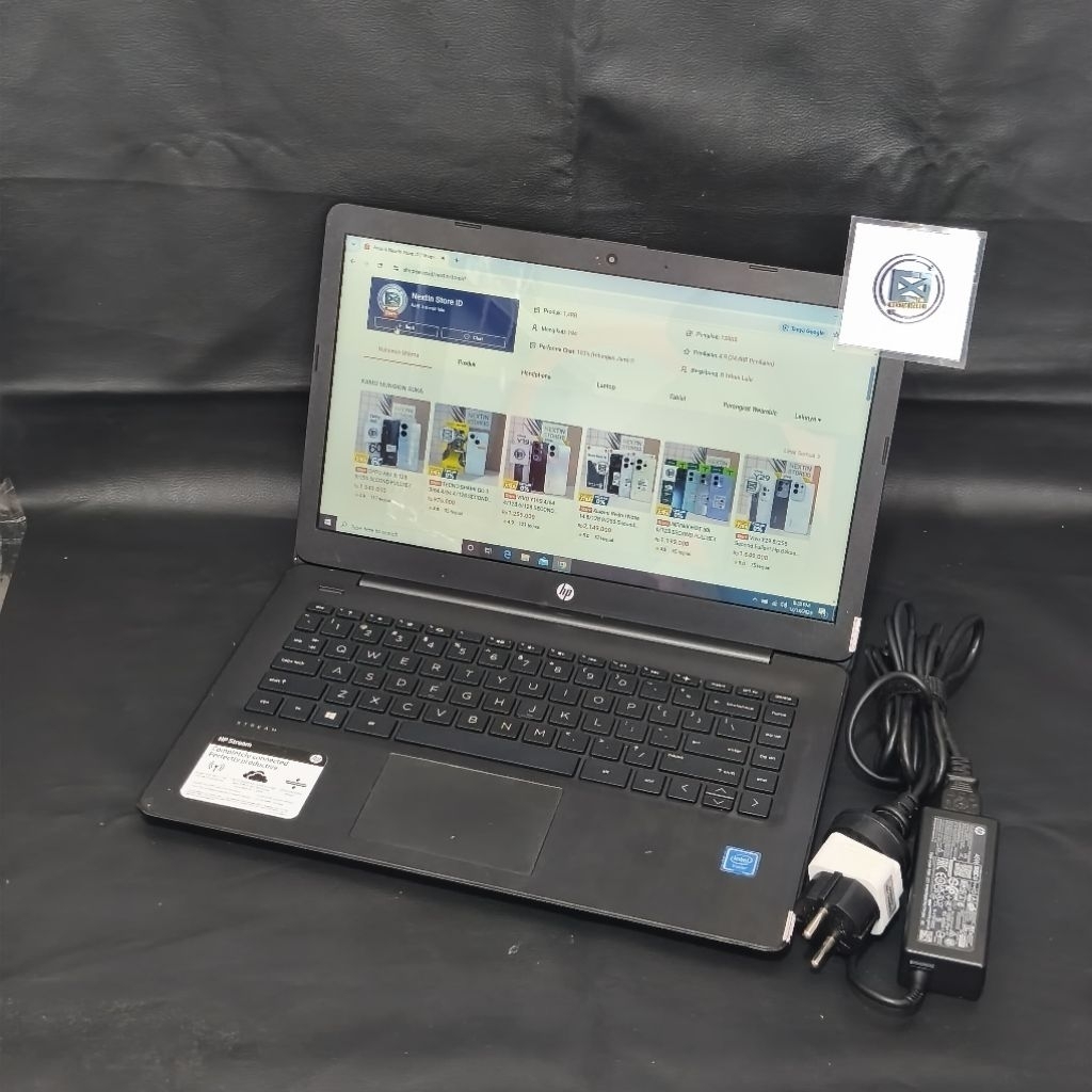 LAPTOP HP STREAM 14-CB 1XXX CELERON N4000 4GB 14 INCH SECOND BERGARANSI