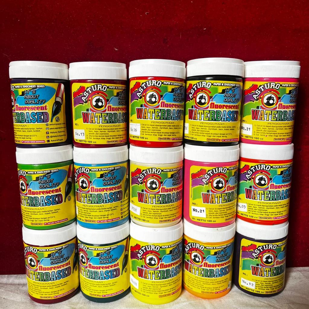 Cat Poster Air Asturo 100 ml - Water Based paint Serbaguna