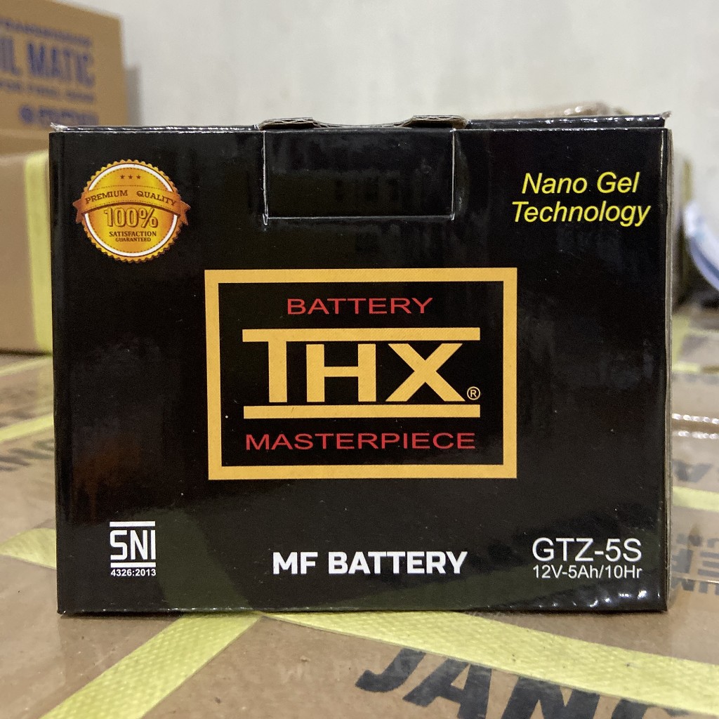 THX GEL GTZ5S 5Ah AKI KERING BATTERY MOTOR HONDA BEAT ESP (GTZ5S)