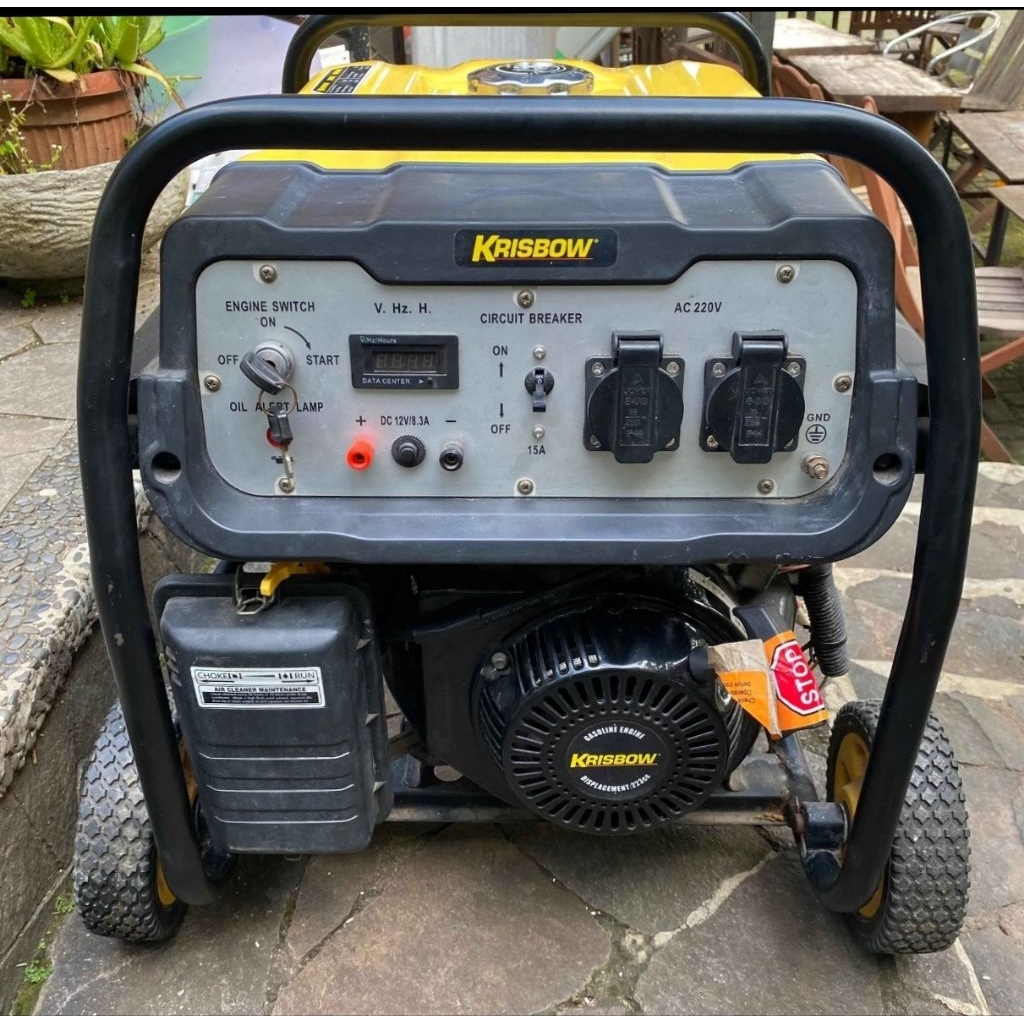 Mesin genset Krisbow 3800W Starter original