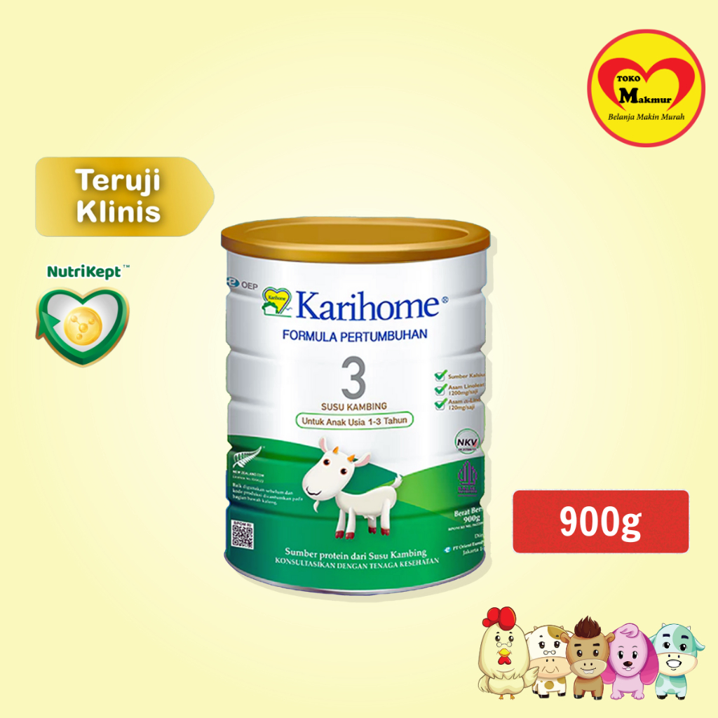 Karihome Susu Formula 1-3 Tahun Rendah Alergi