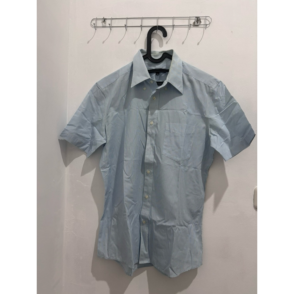 G2000 MEN - KEMEJA PRIA BIRU - PRELOVED