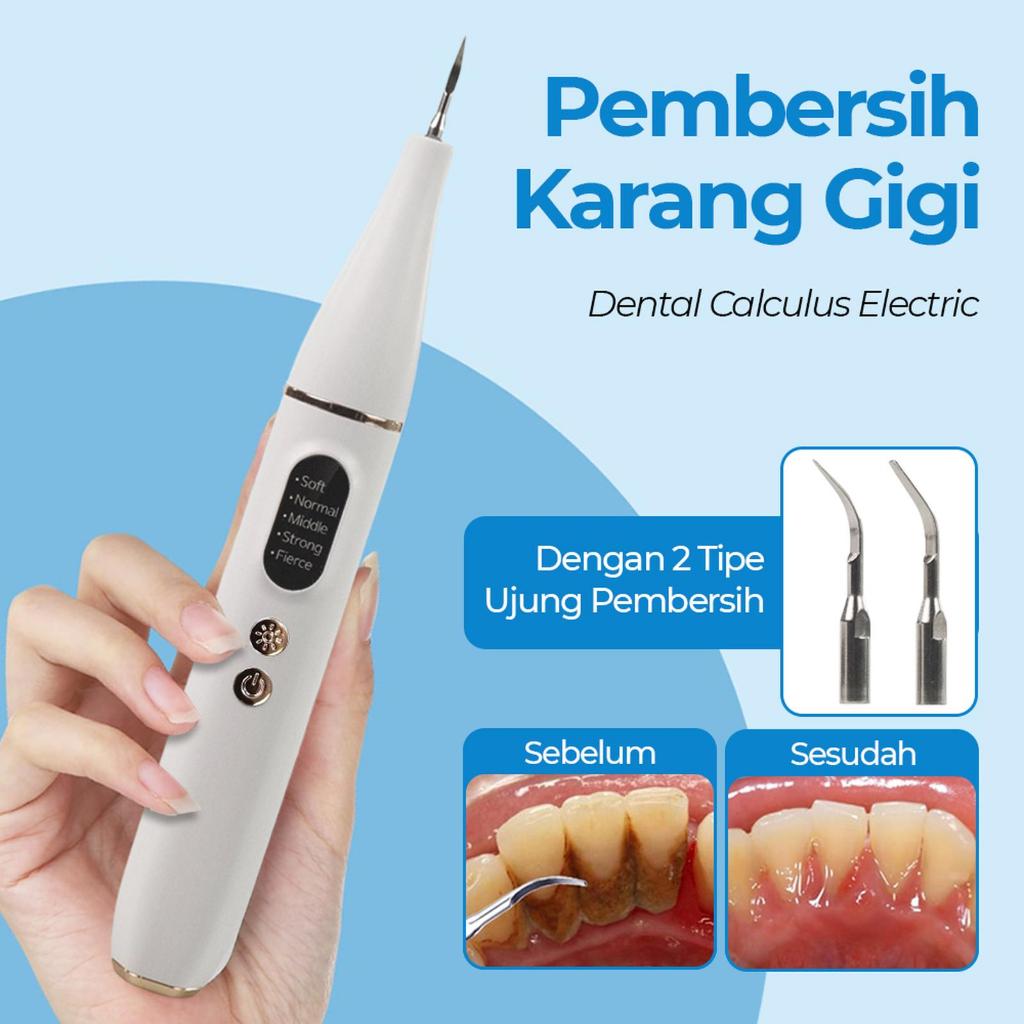 Alat Pembersih Karang Gigi Dental Scaling Ultrasonic Dental Calculus Electric