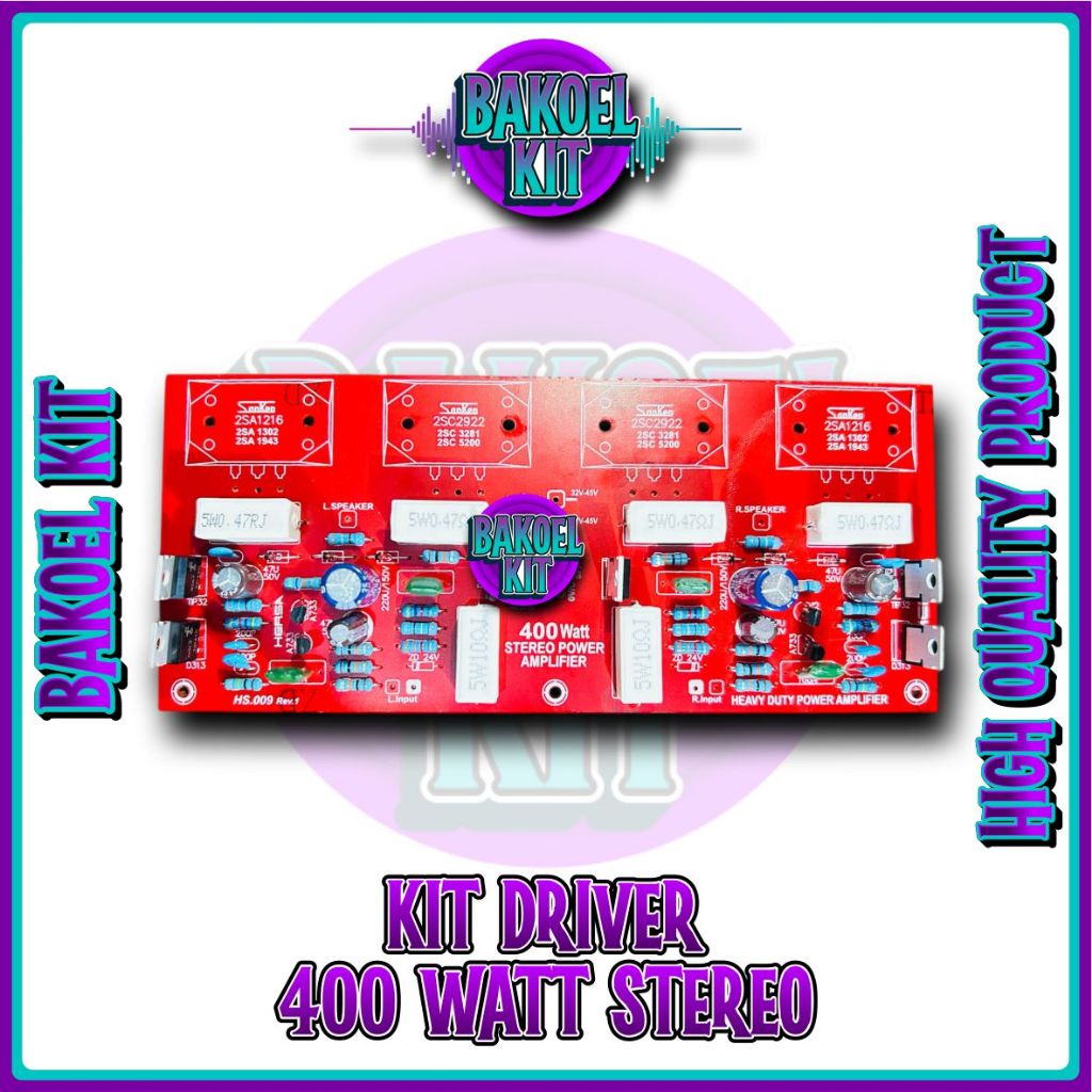 [DRIVER] Driver Power Amplifier Sanken Safari 400 Watt Stereo ups