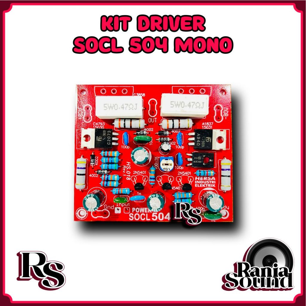 (Driver) Super SOCL 504 Mono Transistor Sanken Toshiba ups