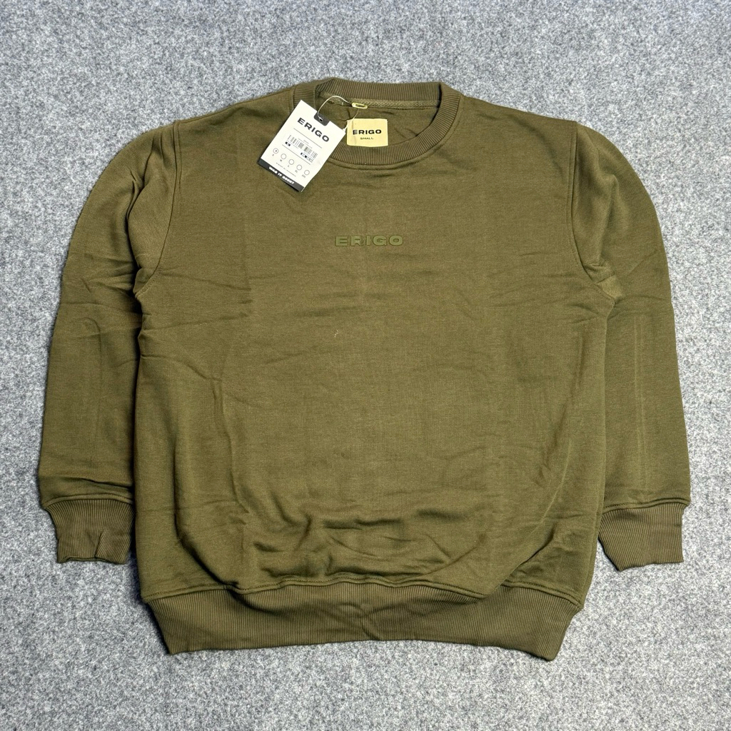 sweatshirt/crewnack ERIGO/erigo HOPKIN OLIVE green army