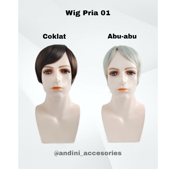 wig pria Korea/wig cowo pendek/wig pria pendek/wig pendek/wig Korea cowo 01