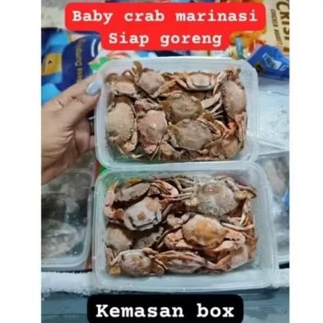 Baby Crab Marinasi siap goreng box