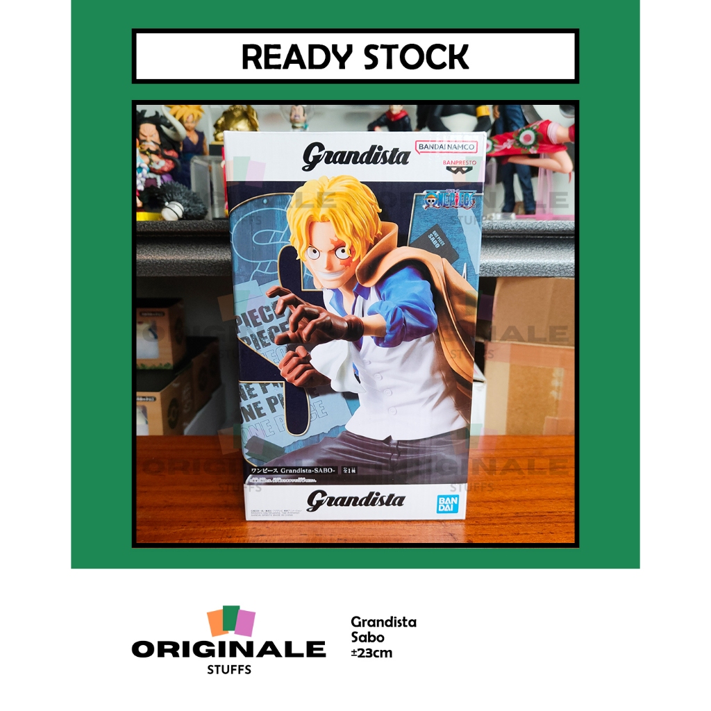 Banpresto One Piece Grandista Sabo Figure Japver Original
