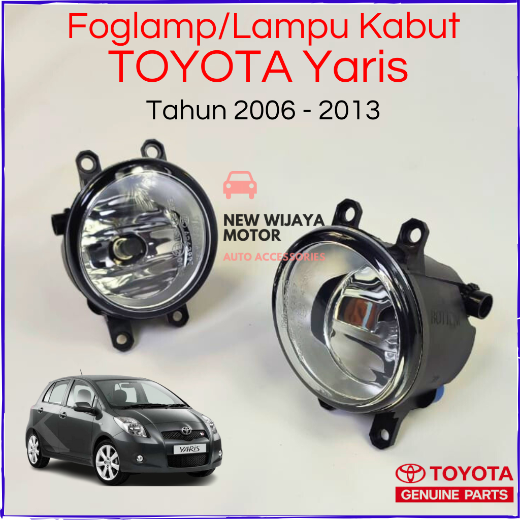 Foglamp Yaris/ Lampu Kabut Yaris/ Foglamp Yaris Bakpao Original Valeo Tahun 2006-2013