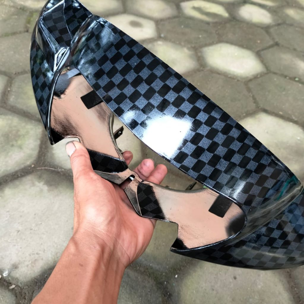 batok depan Yamaha Mio sporty carbon celup glossy