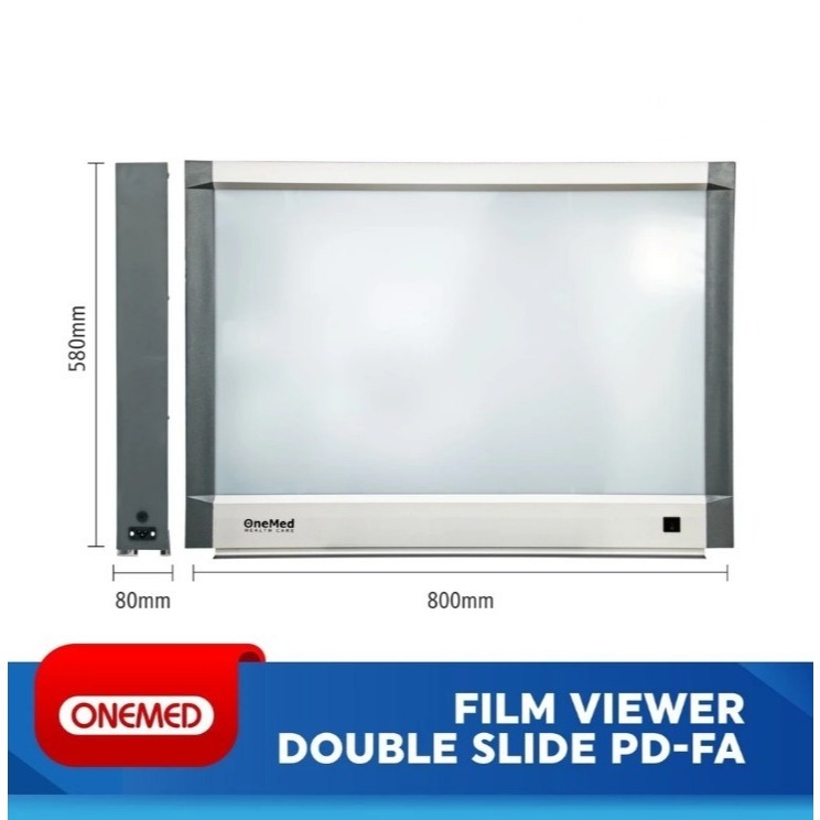 Film Viewer Double Slide Onemed X-Ray / Lampu Pembaca Rontgen
