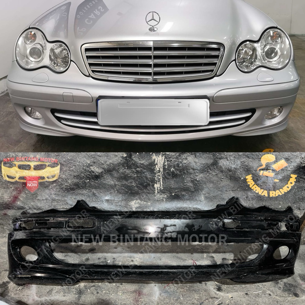 Bumper depan mercedes C Class W203 facelift 2005 2007 original