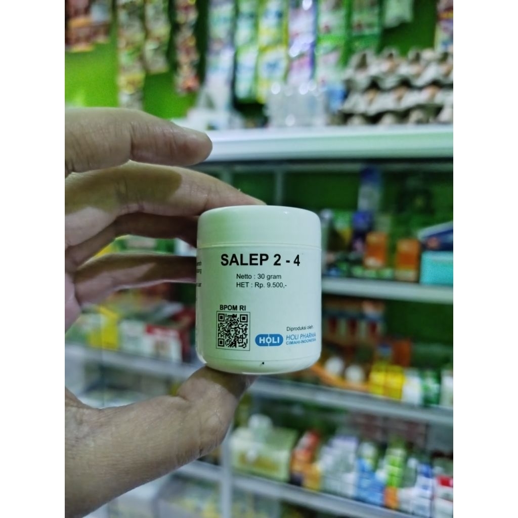 Salep 2-4 Holi 30g ( Obat panu, kadas, kudis, dan kurap. )