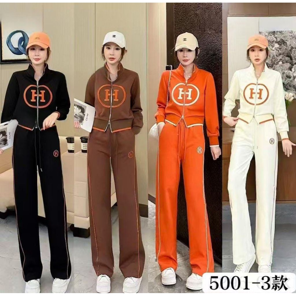 One set kaos import setelan wanita