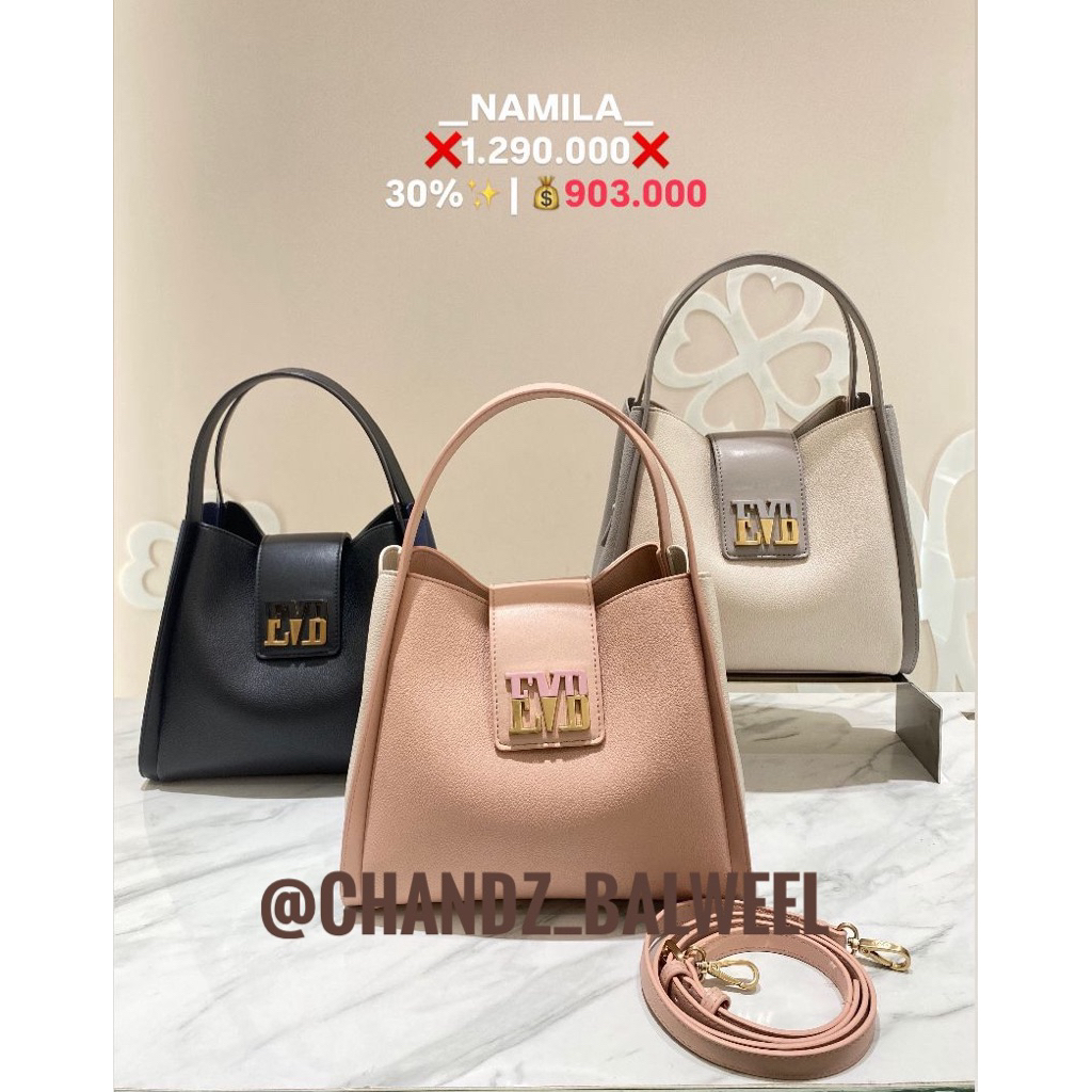 EVB TAS SERI RAHEL, NAMILA BUCKET BAGS