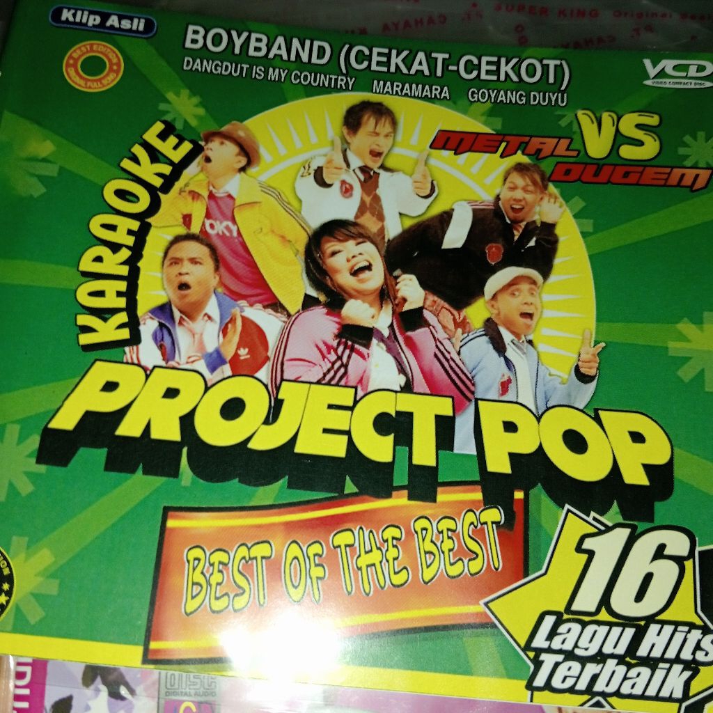 VCD KARAOKE PROJECT POP 16 HITS