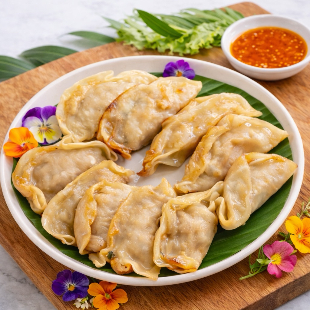 Frozen Pangsit Mandu Dumpling Gyoza Ayam Udang HALAL