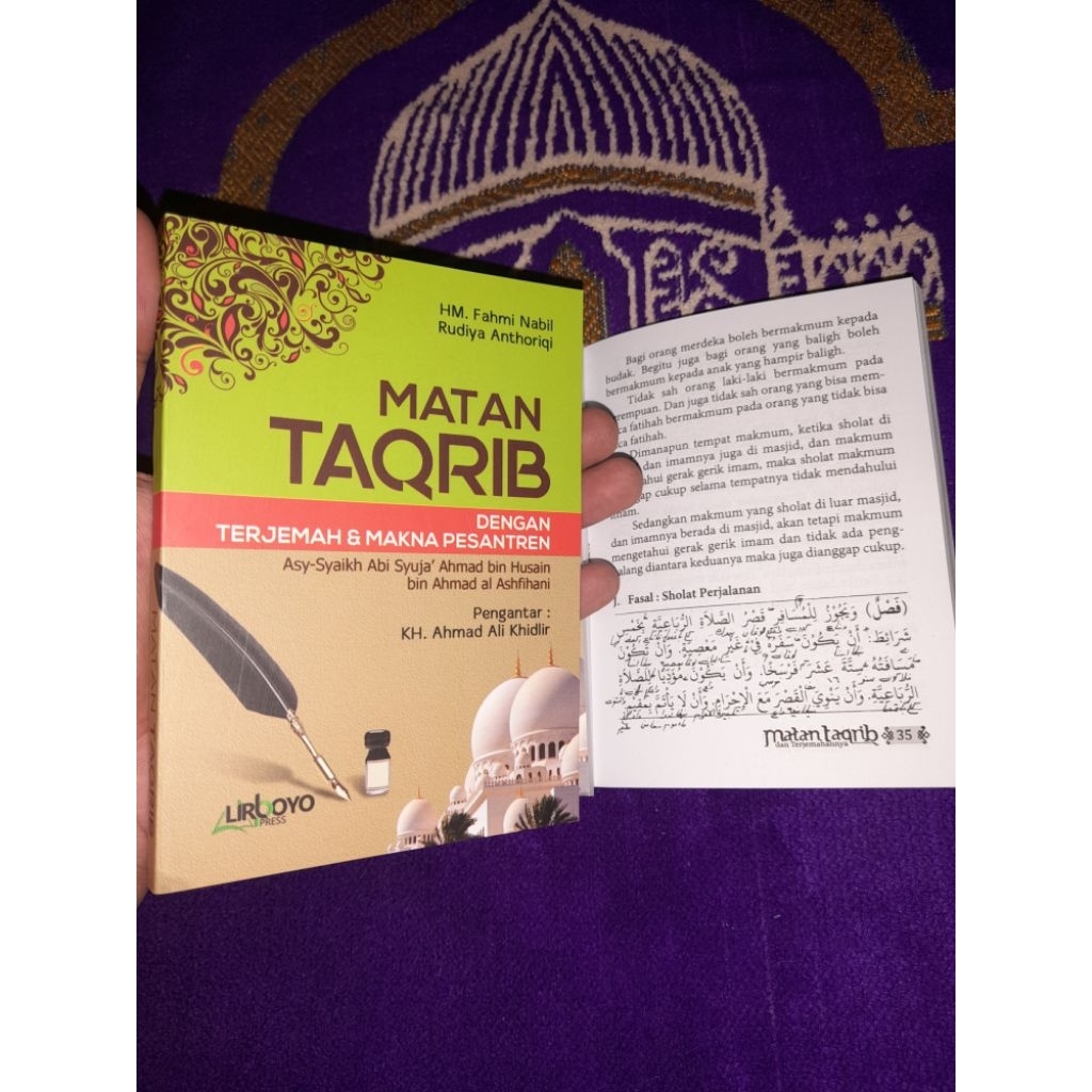 Matan Taqrib 3 Bahasa ( Terjemah ) < uk. saku > kitab ghoyah wa takrib matan dari fathul qorib terje