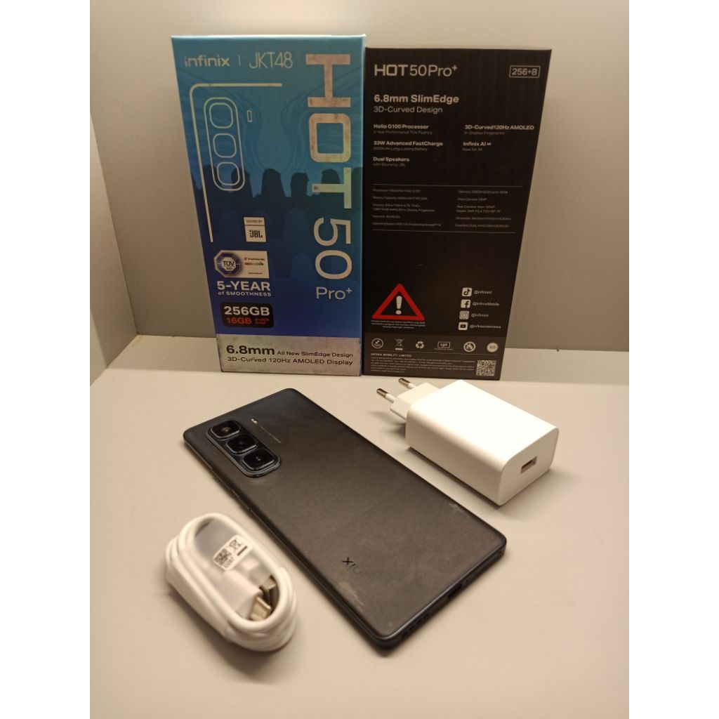 [LIKE NEW] Infinix Hot 50 Pro+ 4G – RAM 8GB / ROM 256GB | Garansi Resmi
