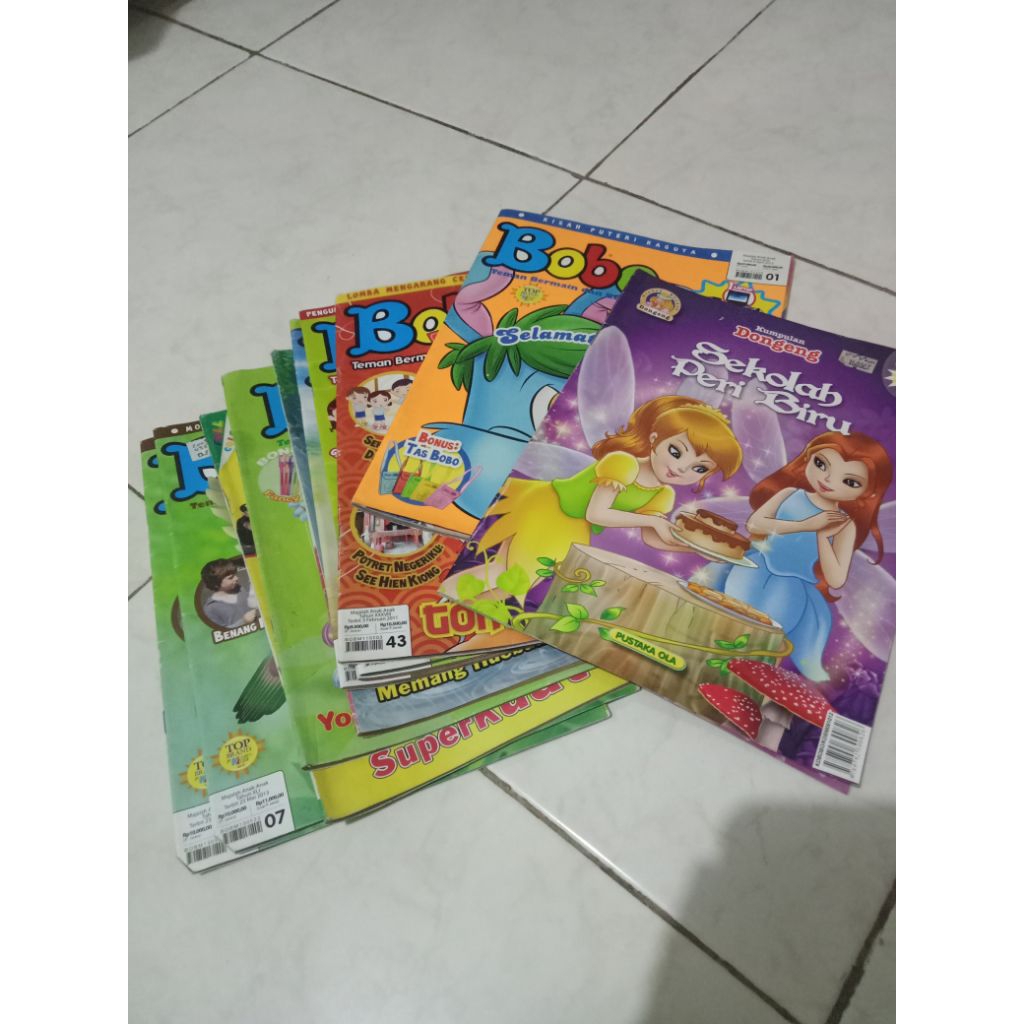 Majalah BOBO & BOBO JUNIOR Bekas Cabutan - Tahun 2010 ke Atas