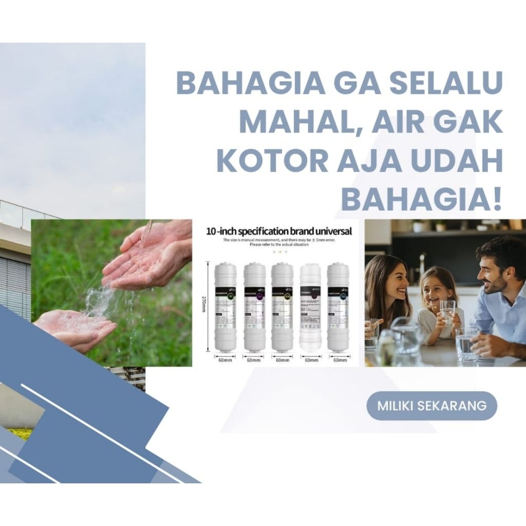 Filter 5 stage Air Minum RO & Alkaline
