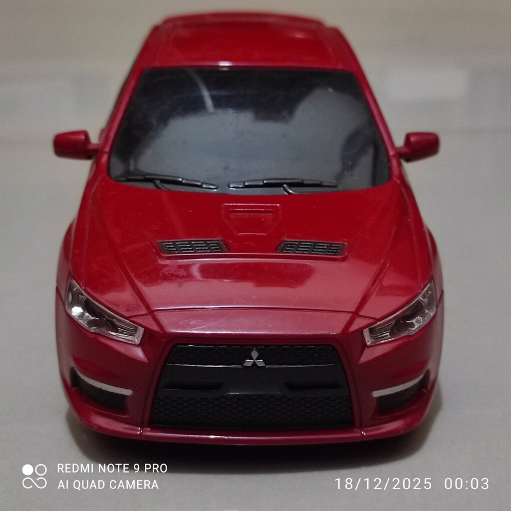 RC QD KIT MITSUBISHI EVO LANCER X MULUS DETAIL LICENSED BAHAN PROPO
