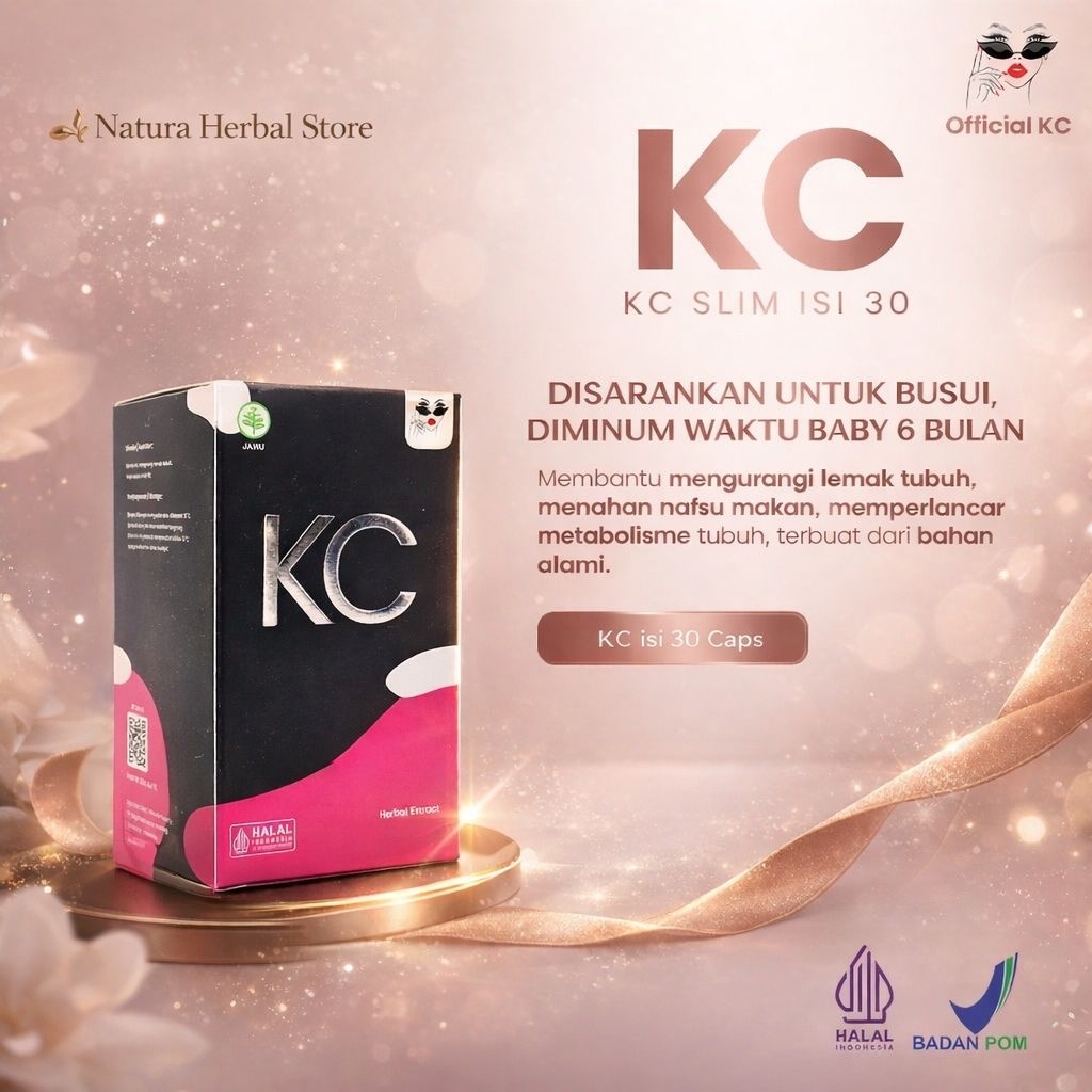 KC Slim Herbal Original – Diet Alami, Metabolisme Lancar